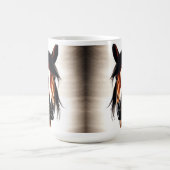 Der majestätische Mustang - der Geist der Freiheit Kaffeetasse (Mittel)