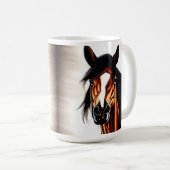 Der majestätische Mustang - der Geist der Freiheit Kaffeetasse (VorderseiteRechts)
