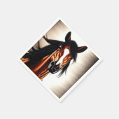 Der majestätische Mustang - der Geist der Freiheit Serviette (Ecke)