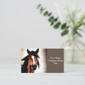 Der majestätische Mustang - der Geist der Freiheit Visitenkarte (Stehend Vorderseite)