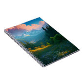 Der majestätische Pinienwald des Tals Notizblock (Rechte Seite)