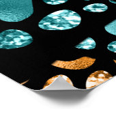 Der majestätische Schmetterling Poster (Ecke)