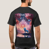 DER MAJESTISCHE ANGETEILTE LLIG T-Shirt (Rückseite)