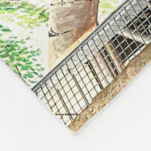 DER MAJESTISCHE BERG GORILLA FLEECEDECKE (Ecke)