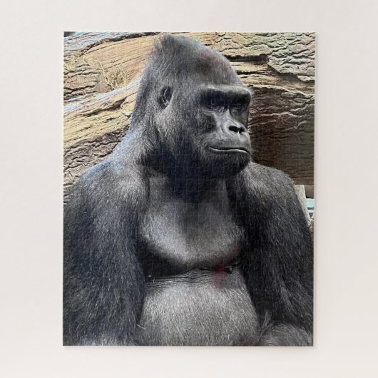 DER MAJESTISCHE BERG GORILLA PUZZLE (Vertikal)
