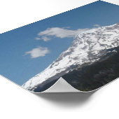 DER MAJESTISCHE MT. RAINIER POSTER (Ecke)