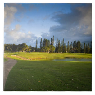 Der Makai-Golfplatz in Princeville Fliese