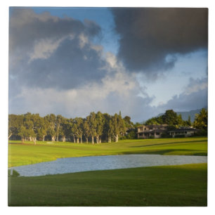 Der Makai-Golfplatz in Princeville Fliese