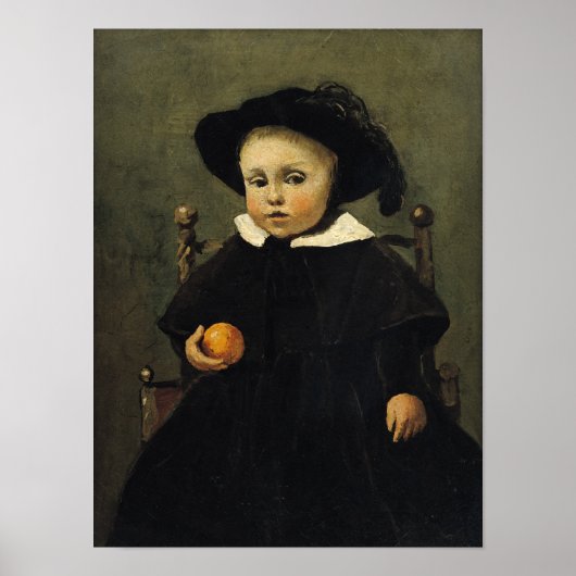 Der Maler Adolphe Desbrochers als Kind Poster (Vorne)