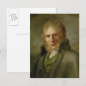 Der Maler Caspar David Friedrich Postkarte (Vorne/Hinten)