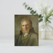 Der Maler Caspar David Friedrich Postkarte (Stehend Vorderseite)