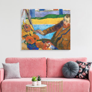 Der Maler der Sonnenblumen Paul Gauguin Leinwanddruck
