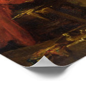 Der Maler in seinem Studio Poster (Ecke)