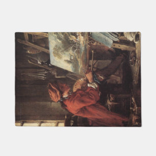 Der Maler in Seinem Studio (von François Boucher) Fußmatte