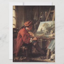 Der Maler in Seinem Studio (von François Boucher) Karte