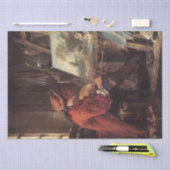 Der Maler in Seinem Studio (von François Boucher) Seidenpapier (Handwerk)