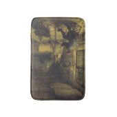 Der Maler in seiner Werkstatt (Künstlerstudio) Badematte (Vorderseite Vertikal)