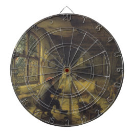 Der Maler in seiner Werkstatt (Künstlerstudio) Dartscheibe