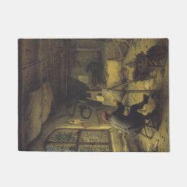Der Maler in seiner Werkstatt (Künstlerstudio) Fußmatte