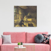 Der Maler in seiner Werkstatt (Künstlerstudio) Leinwanddruck (Insitu (Wohnzimmer))