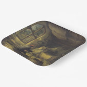 Der Maler in seiner Werkstatt (Künstlerstudio) Pappteller (Gewinkelt)