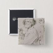 Der Maler und der Kunst-Liebhaber Button (Vorne & Hinten)