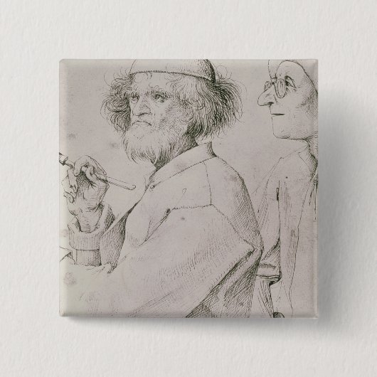 Der Maler und der Kunst-Liebhaber Button (Vorderseite)