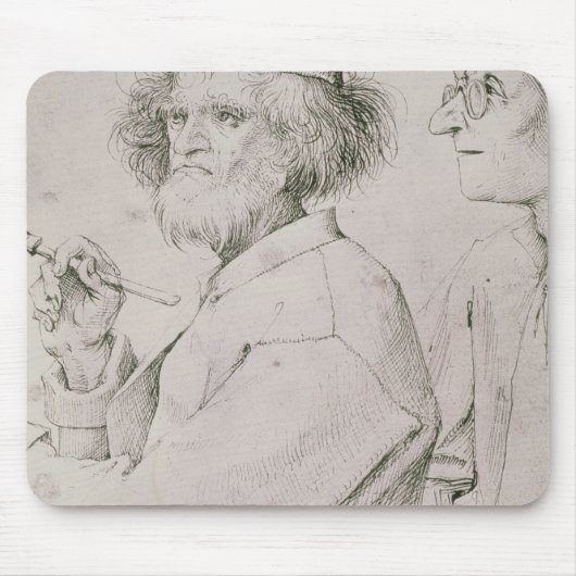 Der Maler und der Kunst-Liebhaber Mousepad (Vorne)