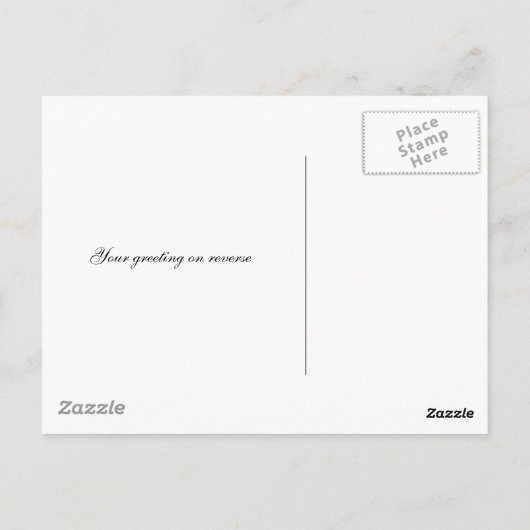 Der Maler und sein Mops selbst Portrait von Hogart Postkarte (Rückseite)