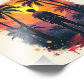 Der Maler war erstaunt über sein Bild Fotodruck (Ecke)