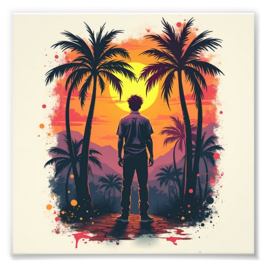 Der Maler war erstaunt über sein Bild Fotodruck (Vorne)