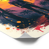 Der Maler war erstaunt über sein Bild Poster (Ecke)