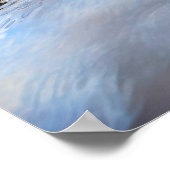 Der malerische Hafen von Bodo, Norwegen Poster (Ecke)