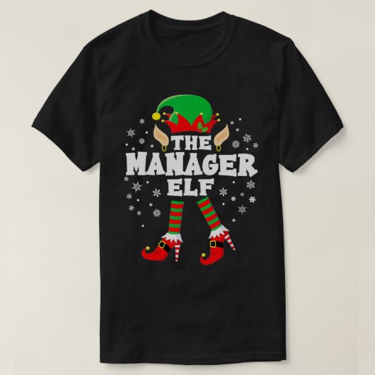 Der Manager Elf Niedliche High Heels Matching Elf T-Shirt (Design vorne)