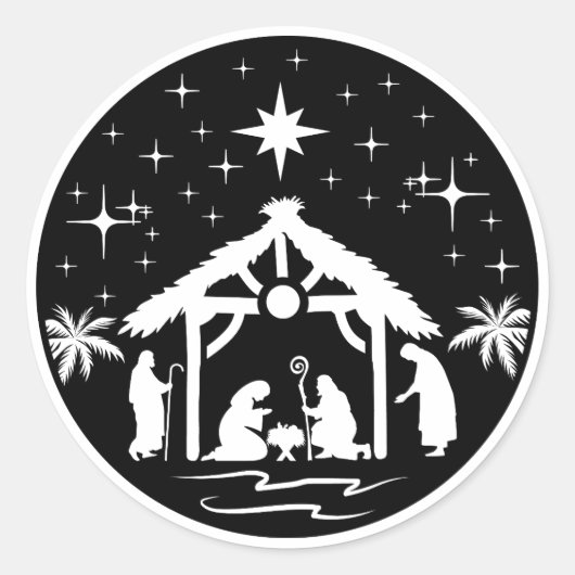 Der Manager und der Gasthof Runder Aufkleber (Vorderseite)