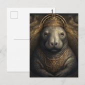 Der Manatee King Postkarte (Vorne/Hinten)