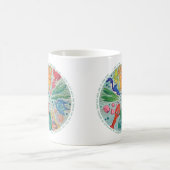 Der Mandala-Tasse des Ozean-Liebhabers Kaffeetasse (Mittel)