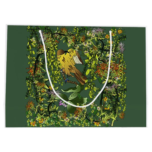 Der Mangrove Cuckoo Große Geschenktüte (Rückseite)