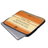 Der Mann aus dem Schneefluss Retro-Buchumschlag Laptopschutzhülle (Vorne Knopf)