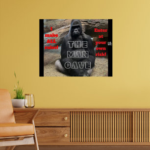 DER MANN CAVE POSTER