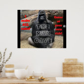 DER MANN CAVE POSTER (Küche)