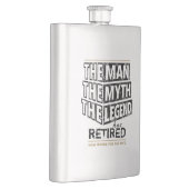 Der Mann, den der Mythos der Legende entblößt hat Flachmann (Rechts)