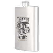 Der Mann, den der Mythos der Legende entblößt hat Flachmann (Links)