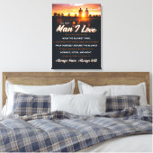 Der Mann, den ich Liebe, wenn Sie eine Umarmung ha Leinwanddruck (Insitu (Schlafzimmer))