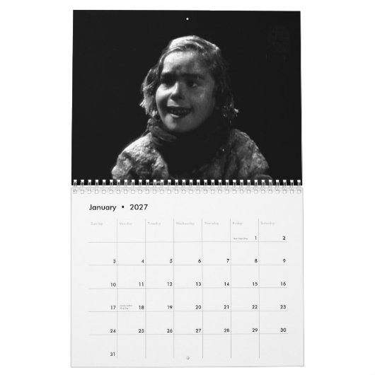 Der Mann, der 1928 #2 lacht Kalender (Jan 2027)
