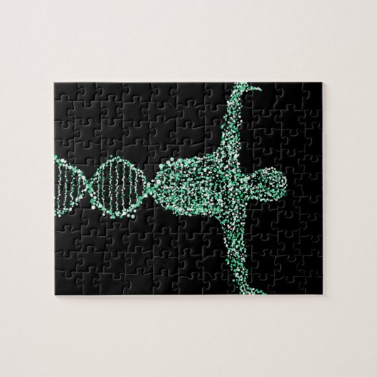 Der Mann der Biologie DNS Puzzle (Horizontal)