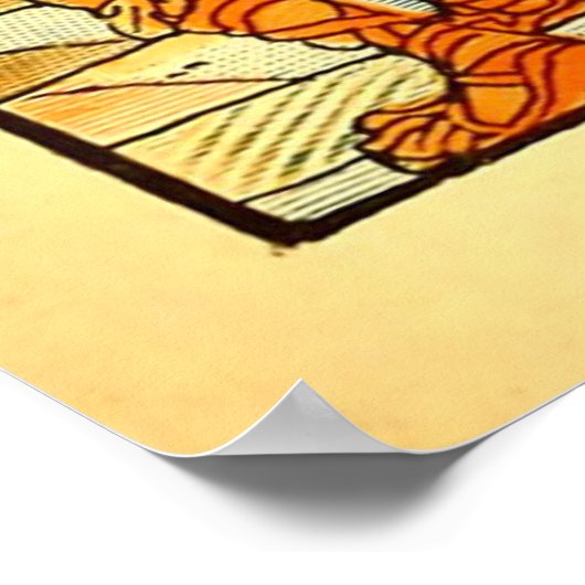 Der Mann, der keine Walter Crane gefallen hat Poster (Ecke)