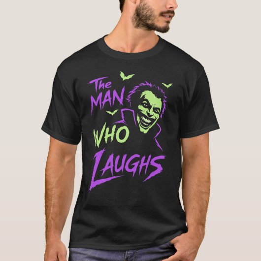 Der Mann, der lacht T-Shirt (Vorderseite)