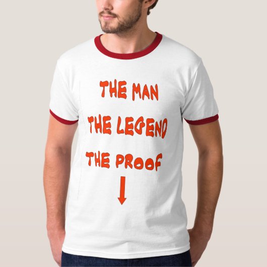 DER MANN DER LEGEND T-Shirt (Vorderseite)