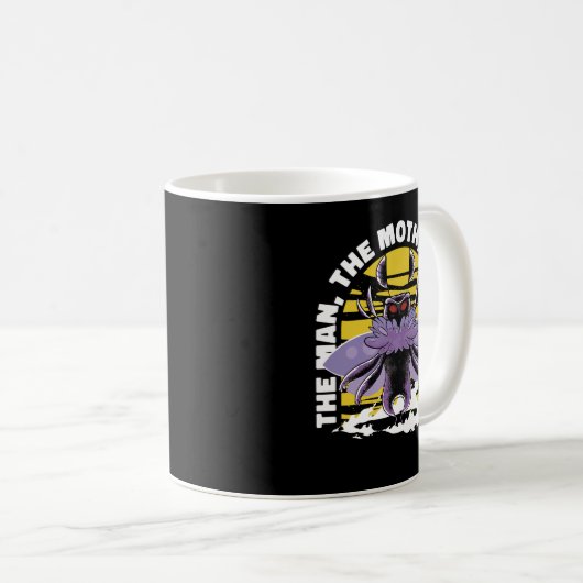 Der Mann, der Moth, der Legende, Mothman Kaffeetasse (VorderseiteRechts)